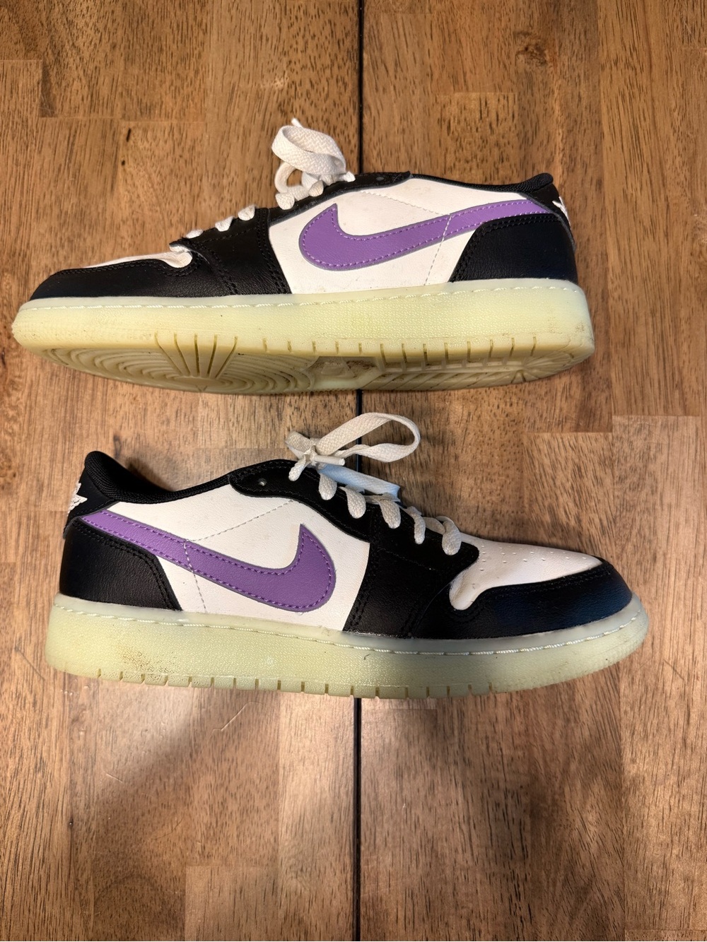 Youth-Air Jordan 1 Retro Low OG (GS) Glow in the Dark
